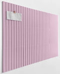 Slated Felt Bulletin Board Tiles | Cork Board Alternative for Walls | Wall Panels for Office & Home Decor | Aesthetic Pinboard & Photo Board | 12-Pack (11.8" x 11.8") with Adhesive | Sakura by DesignerManufacturerofInnovativeBulletinBoardSolutionsforHomeOffice