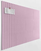 Slated Felt Bulletin Board Tiles | Cork Board Alternative for Walls | Wall Panels for Office & Home Decor | Aesthetic Pinboard & Photo Board | 12-Pack (11.8" x 11.8") with Adhesive | Sakura by DesignerManufacturerofInnovativeBulletinBoardSolutionsforHomeOffice