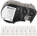 Brady Polypropylene Pre-Sized Labels for Label Printer BMP51/BMP53/M511-240 Self Adhesive Printer Labels - Black on White (25,40 mm (W) x 9,53 mm (H) x 9,53 mm (Dia)) - M5-118-7425 by BradyCorp