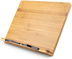 (19.68 x 14 Inch) Extra Large A+ XL Bamboo Book Stand for Reading Textbook - Image 5