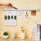 Henoyso 2 Pcs Restaurant Ticket Holder 16/18/24/28/30/32/40/44" Slide Check Rack Receipt Holder Aluminum Silver Order Ticket Rack for Commercial Kitchen Office Cafes Pubs Bar(24 Inch,Pen Slot) - Image 3