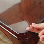 OstepDecor 25 x 48 in Clear Table Protector, Plastic Table Cover 2mm Thick - Image 4