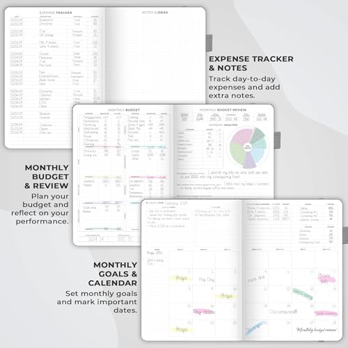 Clever Fox Budget Planner Pro with Cash Budgeting Envelopes, Gray - Image 4