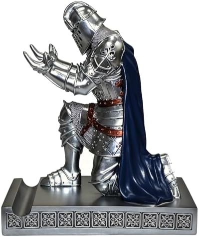 Knight Pen Holder Desk Organizer Office Decor Letter Opener for Desk SBlue - Image 3