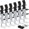 Wonderjune 24 Pcs Cell Phone Stand Adjustable Holder for Desk, White,Black by Wonderjune