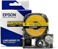 Epson LABELWORKS 211STBYPX Heat Shrink Tube - Black on Yellow - 11mm by EpsonLABELWORKS