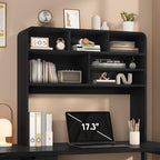 5-Tier Desk Shelf, 37.4''W Desktop Bookshelf for Computer Monitor by Homiflex