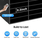 Literature Organizer with 48 Compartments, Adjustable File Sorter Mail Center, PVC Paper Storage Cabinet with Shelves for Home, Office & Classroom, Black - Image 6
