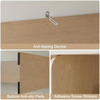 37" Wooden 3-Tier Desktop Bookshelf, Burlywood - Image 5