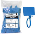 Kable Kontrol Cable Marker Identification Zip Ties 9 Inch 100 Pcs – Blue by KABLEKONTROL%C2%AE