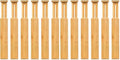 VaeFae 12-Pack Adjustable Bamboo Drawer Dividers, Expandable Drawer Organizer for Kitchen Utensils, Clothes, Bathroom, Office – Fits Drawer Interiors 16.6" to 21.8" by VaeFaeDirect