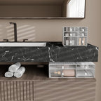 White & Clear 10-Drawer Stackable Desk Organizer Storage Set - Image 4