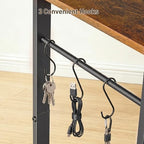 RALGEND Printer Stand with Computer Tower Stand, 2-in-1 Mobile Printer Table Under Desk PC Shelf, 2-Tier PC Tower Stand for Floor, Detachable CPU Holder Cart with Charging Station & Lockable Wheels - Image 7