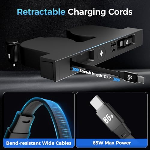 USB Hub for Tesla Model Y Juniper Accessories 2026 & Model 3 Highland 2025 Accessories, Hidden Console Phone Charger Hub Compatible with Apple Watch, Center Interior (2-Type C+Watch Charging) - Image 5