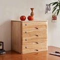 Desktop File Cabinet - Desktop Storage Box with Drawers - Solid Wood Storage Box - Desktop Organizer, with Drawer Wooden Artist Storage Supply Box, Multi Level Countertop,B-4 Drawer by Unknown