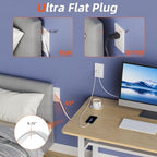 in Wall Cable Management Kit,2AC+USB-a+USB-c,in Wall Power Kit for Unreachable Outlets,7.8ft Outlet Extender for TV,Home Theater,Sofa,Desks,Nightstands - Image 5