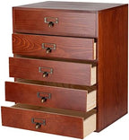 GoooodGIFT Wooden Drawers Large Wooden Box with Drawer, Brown by GoooodGift
