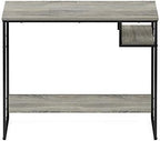 Furinno Moretti Lifestyle Study Desk, 35 Inches, French Oak Grey - Image 6