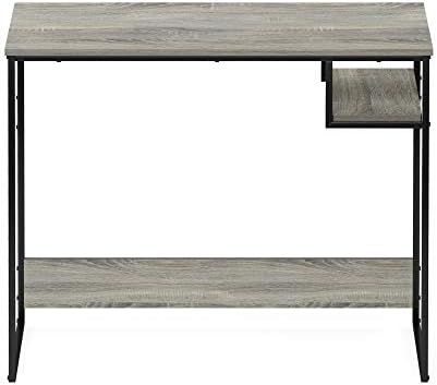 Furinno Moretti Lifestyle Study Desk, 35 Inches, French Oak Grey - Image 6
