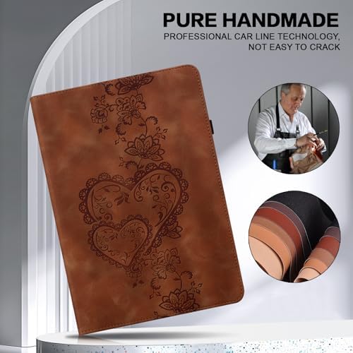 Case for Amazon Kindle Fire Max 11 (13th Generation, 2023 Release) 11 ", Embossed Premium PU Leather Shockproof Stand Case with Card Slot & Pen Holder for Kindle Fire 11 Tablet - Image 3