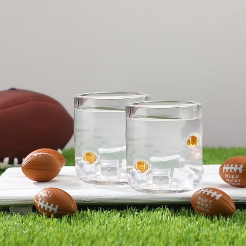SiliFine 2 Pcs Football Icon Juice Glasses - Image 4