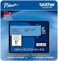 Brother Genuine P-touch, TZe-551CS, 0.94” x 26.2’, Black on Blue Laminated Label Tape by Unknown