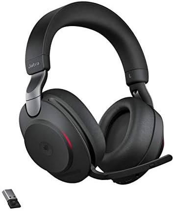 Jabra Evolve2 85 - USB-A MS Teams Stereo - Black Wireless Headset/Music Headphones Black by Jabra