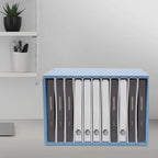11 Slots Desktop File Sorter Paper Organizer Mail Organizer with Adjustable Drawer Literature Organizer Vertical Desktop Sorter Letter-size Shelves Durable Laminate Finish for Office School & Home - Image 5