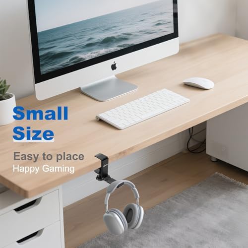 2 Pack Aluminum Headphone Stand Hanger Foldable - Image 5