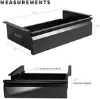 VIVO Black 16 x 9 inch Under Desk Slide Out Drawer, DESK-AC03A-B - Image 3