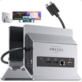 MacBook Docking Station Dual Monitor 4K@60Hz with M.2 NVMe SSD Enclosure by PULWTOP