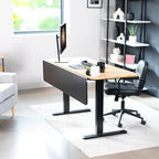 VIVO Laminate 59 x 12 inch Modesty Panel for Office Desk, 3 Configuration Options, Cable Management Organizer, Black, PP-LM60-B - Image 2