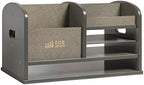 ECR4Kids Tabletop Supplies Storage Center Caddy, Classroom Essentials, Grey Wash by ECR4Kids