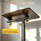 facka Adjustable Height TV Tray Table for Couch Eating, Laptop Small Spaces - Image 5