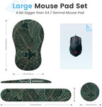 HAOCOO 3-Pcs Ergonomic Workspace Set with Wrist Support, Green - Image 6