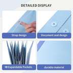 Document Organizer, Emergency Document Organizer - Veleron Life Organizer for Important Papers, Emergency Binder, Birth Certificates, Social Security Cards, Passports, Photos, and Letters - Image 3