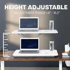 VIVO White 29 in Single Top Standing Desk Converter, DESK-V000UW - Image 4
