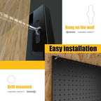 Metal Peg board Panels, Black Pegboard Organizer, 16 * 33 * 2 Pcs - Image 6