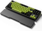 Acrylic Keyboard Wrist Rest - TENKEYLESS 80% Keyboard- Mechanical Keyboards Ergonomic Palm Rest for Computer Keyboard,Anti-Slip Base,Wrist Pad for Laptop,Office & Home-Easy Typing (Black) by SELORSS