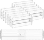 12 Pack 4" High Drawer Dividers for Clothes, 10.2"-16.5" Expandable by Unknown