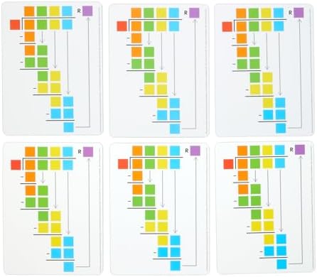 Really Good Stuff Beginning Long Division Dry-Erase Boards - 6 Boards - Image 4