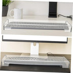 Gadpiparty Clear Acrylic Keyboard Cover Protector Full Size Keyboard Cover for Home Office 18.70 X 6.10 X 1.96 in Dust Water and Spill Protection Easy to Clean 1 Pack - Image 4