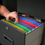 Watersay 12 Pack File Cabinet Dividers 11 x 6 in, Multicolor - Image 5