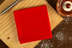 DG Collections 100% Cotton Flour Sack Towels – 12 Pack, 27x27 Inches, Red, Lint-Free, Pre-Washed, Hemmed Edges – Reusable Kitchen Towels for Cleaning, Embroidery, Printing & Crafts - Red - Image 3