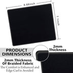 SaiTech IT 50 Pack Waterproof Mouse Pad, 8.66x7.1 inch, Black - Image 2