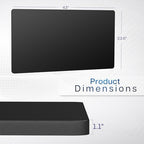 VIVO Black 43 x 24 in Solid Table Top, DESK-TOP43B - Image 3