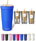 Frost Buddy Togo Buddy 30oz Tumbler - Spill-Proof Flip Lid (Royal Glitz) by FrostBuddy
