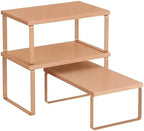 SONGMICS Cabinet Organizer Shelf, Set of 3 Spice Rack, Kitchen Storage by SONGMICSbySONGMICSHOME