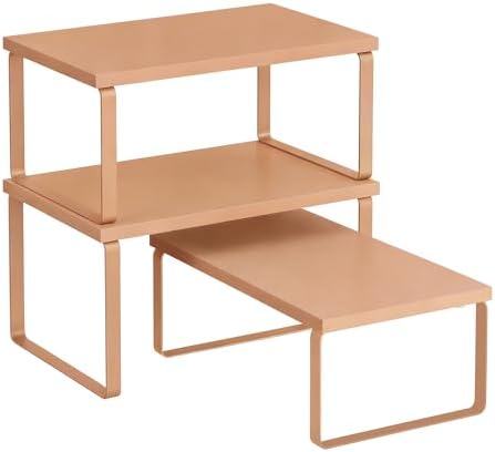 SONGMICS Cabinet Organizer Shelf, Set of 3 Spice Rack, Kitchen Storage by SONGMICSbySONGMICSHOME