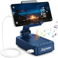 Gifts for Men Women, Bluetooth Speaker Phone Stand with Charging Function 360° Rotable Adjustable Cell Phone Holder HD Surround Sound for Desk Fits All Phones,Tablet (Blue) by Joymate